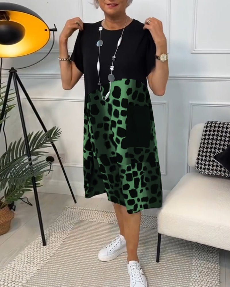 Karolina | Elegáns pamut midi ruha
