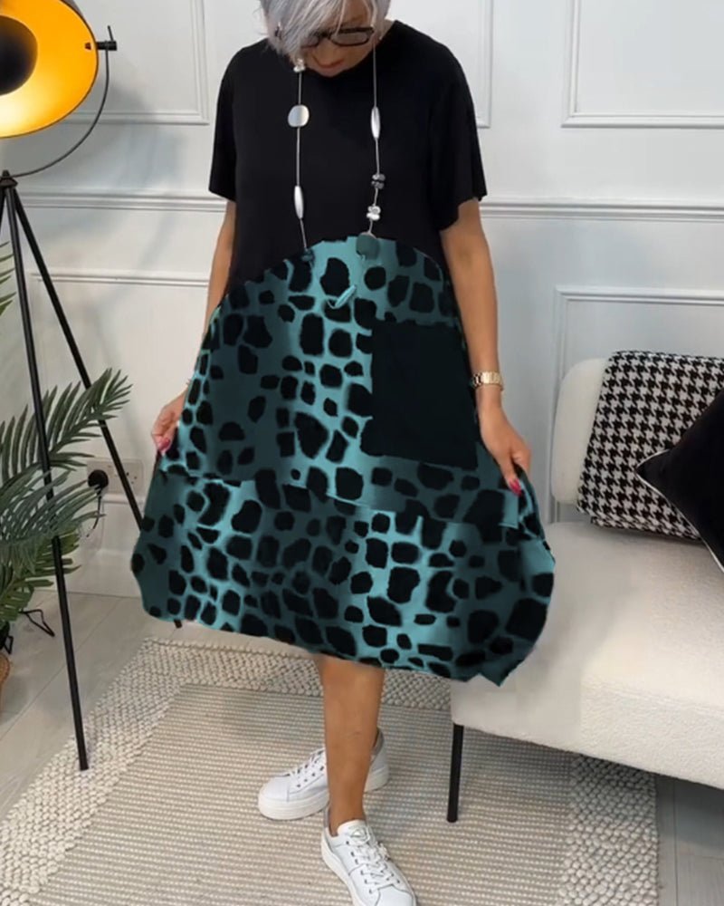 Karolina | Elegáns pamut midi ruha