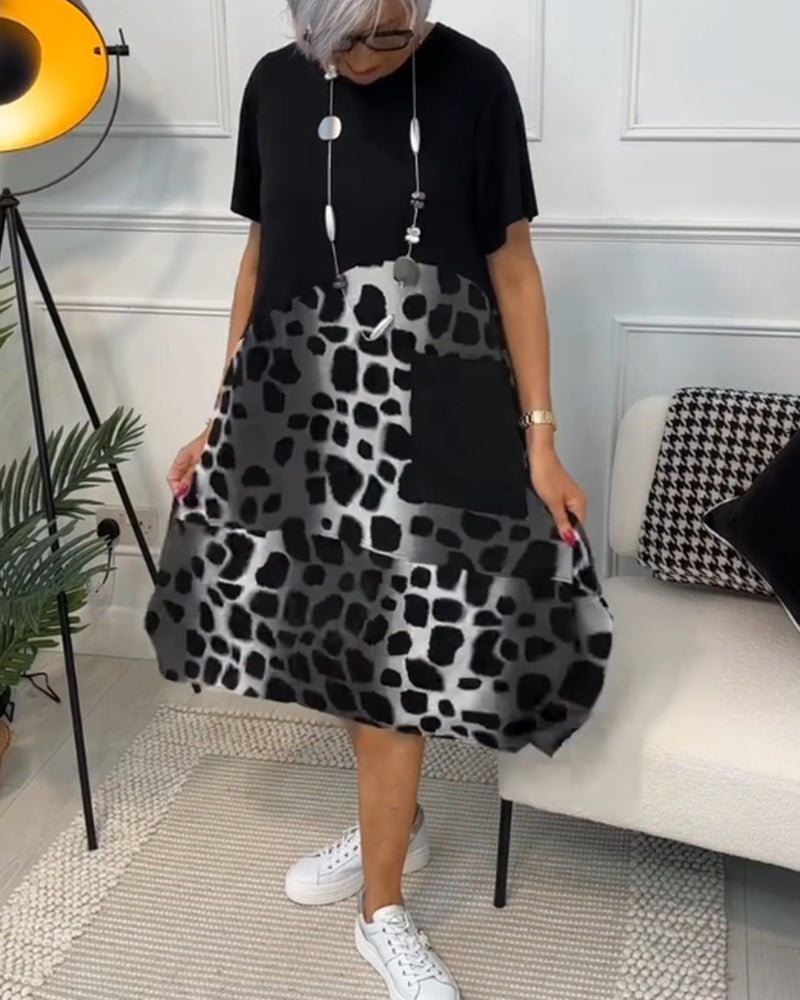 Karolina | Elegáns pamut midi ruha