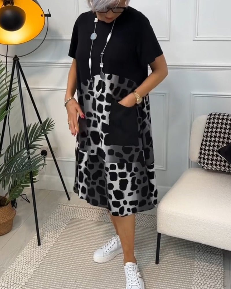 Karolina | Elegáns pamut midi ruha