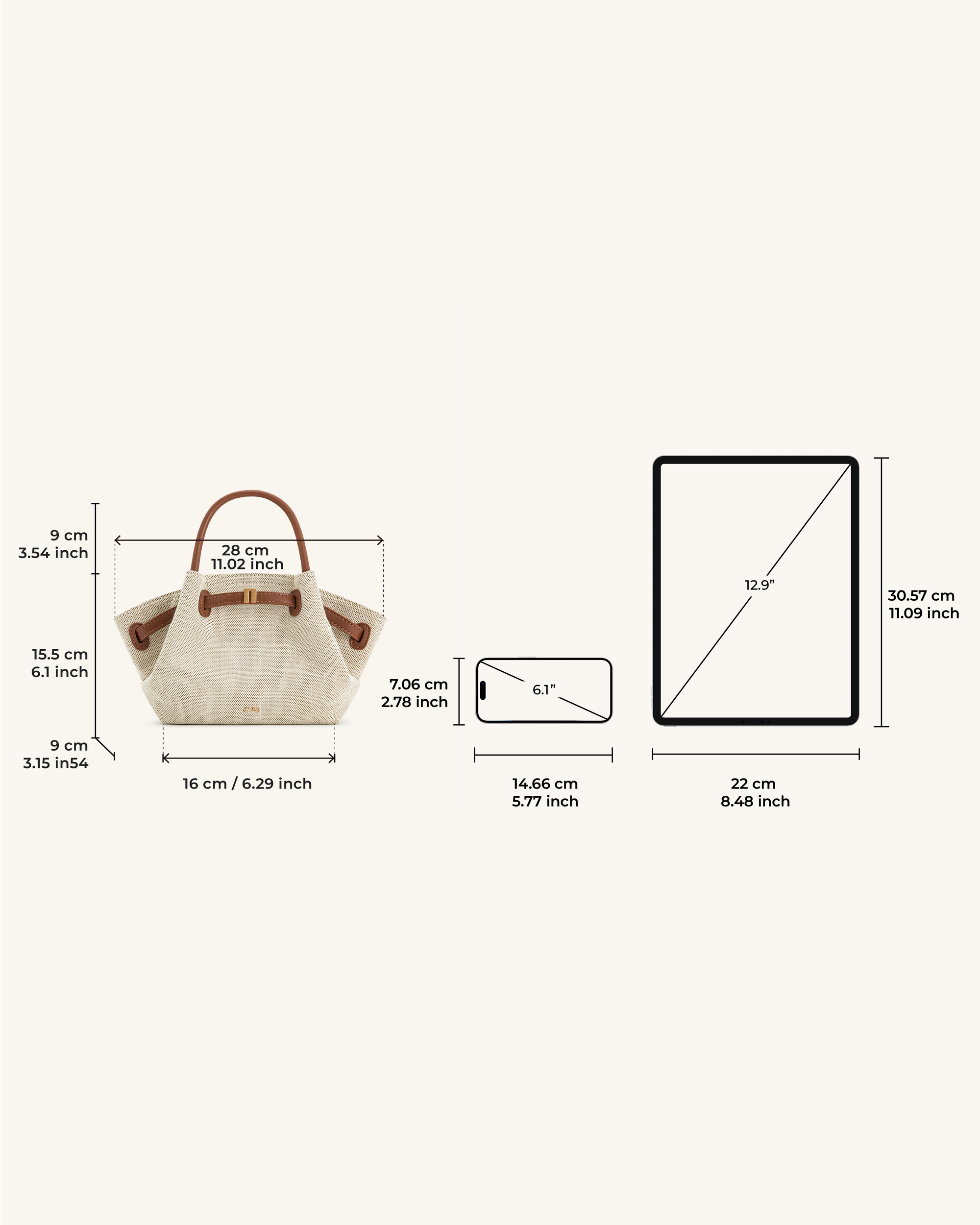 JW P Mini Tote táska